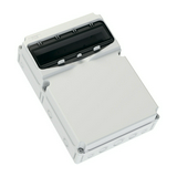 Kombinációs doboz 16/32A falonkívüli kezeletlen műanyag modulajtó teli átlátszó FLEX 16-E PCE