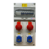 Dugaszoló kombinációs doboz 40A/400V 10M +Pg29 2x16A5P400V 2x2P+E/230V kismegszakító műanyag MILE