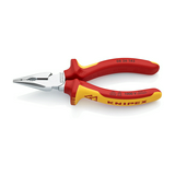 Kombinált fogó hegyes 61HRC max.d16/8/3/2mm-vágás króm pir.-sárga 145mm 1000V szigetelt KNIPEX