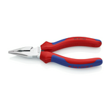 Kombinált fogó hegyes 61HRC max.d16/8/3/2mm-vágás króm piros-kék 145mm KNIPEX