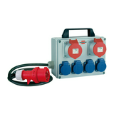 Kompakt áramelosztó szekrény hordozható 4x2P+E/230V 2x5P16A/400V 16A 230/400 V BKV 2/4 T LECTRA
