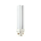 Kompakt fénycső 4P 4-cső G24q-2 18W 1200lm fehér 2700K MASTER PL-C 18W/827/4P 1CT/5X10BOX Philips