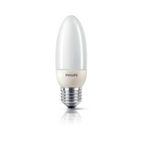Kompakt fénycső B42 E27 8W- gyertya 230-240V 370lm 2700K 10000h A-en.o. SoftoneES Philips