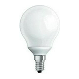 Kompakt fénycső E14 7W- kisgömb 220-240V 360lm 2700K 10000h A-en.o. DuluxStarMiniGlobe LEDVANCE