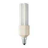Kompakt fénycső E14 8W- egyenes 230-240V 432lm 2700K 15000h A-en.o. MasterPLE Philips