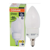 Kompakt fénycső E14 9W- gyertya 220-240V 340lm 2700K 4000h B-en.o. DuluxValueCLB LEDVANCE