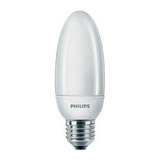 Kompakt fénycső E27 12W gyertya 230-240V 610lm 2700K 10000h SOFT ES 12W E14 B45 230V Philips
