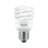 Kompakt fénycső E27 8W- spirál 220-240V 500lm 2700K 6000h A-en.o. EconomyTwister Philips