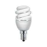 Kompakt fénycső T2 E14 5W- spirál 220-240V 270lm 2700K 8000h A-en.o. TornadoMini Philips