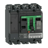 Kompakt megszakító szelektív energ.elo./generátorvédő 4P4D fix 100A ÚjGenNSX100R Mic5.2 Schneider