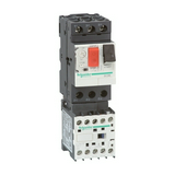 Komplett motorindító direkt 4-6.3A 2.2kW/400VAC-3 24VDC IP20 TeSys GV2-ME Schneider