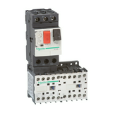Komplett motorindító irányváló 1-1.6A 0.55kW/400VAC-3 24VDC IP20 TeSys GV2-ME Schneider