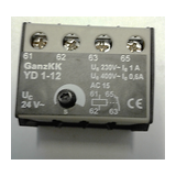 Kontaktorátkapcsoló időrelé 1-12s Y/D 1-ny 24V50Hz YD Ganz KK