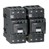 Kontaktorkombináció (mágnesk) irányváltó 30kW/400VAC-3 100-250VAC TeSys LC2-D Schneider