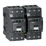 Kontaktorkombináció (mágnesk) irányváltó 30kW/400VAC-3 17-30VDC csavaros TeSys LC2-D Schneider