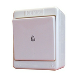 Kontállux N101 csengőnyomó betét komplett házban 1- billentyűs 1z fehér Kbi2-N101ckv csj LEGRAND