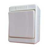 Kontállux N101 nyomó betét komplett házban 1- billentyűs 1z fehér IP44 Kbi2-N101ckv IP44 LEGRAND