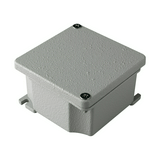 Kötődoboz falonkívüli alumínium 101mm x 101mm-hossz 58mm IP66 szürke teli fedél GW Connect GEWISS