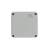 Kötődoboz falonkívüli műanyag 100mm x 100mm 50mm szürke teli fedél-fedél IP55 System Pro E ABB