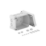 Kötődoboz falonkívüli műanyag 151mm x 191mm x 126mm IP67 szürke X10 LGR OBO-BETTERMANN