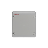 Kötődoboz falonkívüli műanyag 205mm x 220mm 140mm szürke teli fedél-fedél IP65 System Pro E ABB