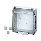 Kötődoboz falonkívüli műanyag 217mm x 253mm 115mm szürke bepattintható-fedél IP57 KG 9003 Hensel