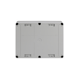 Kötődoboz falonkívüli műanyag 310mm x 240mm 110mm szürke teli fedél-fedél IP55 System Pro E ABB