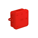 Kötődoboz falonkívüli műanyag 85mm x 85mm 40mm piros IP55 A 11 HF RO OBO-BETTERMANN