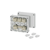 Kötődoboz FIXCONNECT 5x4x2,5mm2 falonkívüli 119mmx 139mmx 49mm szürke műanyag DPC 9225 Hensel