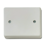 Kötődoboz tamperrel riasztóhoz falonkívüli 56mm x 70mm x 19mm 10-kapoccsal fehér műanyag ES UTCF
