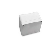 Kötődoboz kitörhető UV-álló falonkívüli 105mm x 105mm 64mm szürke műanyag IP65 PKG 100 OP Dietzel