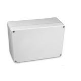 Kötődoboz kitörhető UV-álló falonkívüli 200mm x 150mm 85mm szürke műanyag IP65 PKG 200 OP Dietzel