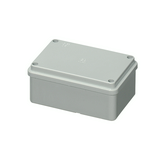 Kötődoboz zárt falonkívüli 80mm x 120mm x 50mm szürke műanyag IP56 EC ELETTROCANALI
