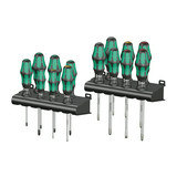 Csavarhúzó készlet +2db fali tartóval 14-darabos Kraftform Big Pack 300 WERA