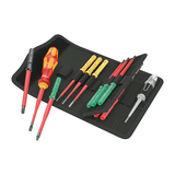 Csavarhúzó-bitkészlet 16-darabos 1000V 2-PH 2-PZ 2pusminus 1markolat Kraftform Kompakt VDE WERA