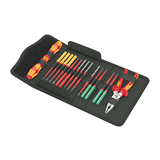 Csavarhúzó-bitkészlet 17-darabos 1000V 2-PH 2pusminus 1fogó 2markolat Kraftform Kompakt VDE WERA
