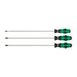 Csavarhúzó készlet 300mm szárral 3-darabos Kratform Plus WERA