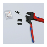 Krimp fogó cserélhető présbetétekhez kofferben  KNIPEX