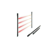 Kültéri infrasorompó 4sugár 12VDC 0,4-10(20m-táv IP65 1030x25x23mm PIR falonkívüli 10° URMET