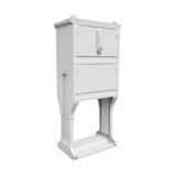 Lábazat 1004x850x323mm-es szekrényhez műanyag szürke 663mmx 795mmx 320mm kültéri HYDRA Emiter