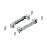 Lábazat első+hátsó elemek nemesacél szürke 100mm-ma 1000mm-sz kültéri Spacial SD/SDX Schneider
