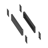 Lábazat oldalem-pár acél szürke 100mm-ma 600mm-sz 600mm-mé Spacial SD Schneider