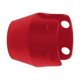 Lakatolható védőburkolat fém piros kerek d40mm vésznyomóhoz védőgallér Harmony XB4 Schneider