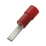 Lapos csapos saru DIN 46231 0.5-1,0mm2 lapos-alakú PVC piros réz ónozott Haupa