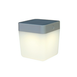 LED asztali hordozható lámpa szolár 1,2Ah/Li-Ion-akku IP44 1x 1W 3,7V DC 100lm TABLE CUBE LUTEC