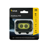 LED fejlámpa 350lm 80m 15h 1,2Ah/Li-ion USB-C IP65 1x tölthető akku teleppel műanyag Technik