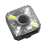 LED fejlámpa 35lm +piros jelzőfény USB 1x tölthető akku teleppel IPX6 műanyag NU05 NITECORE