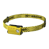 LED fejlámpa 360lm 1600cd 80m +piros jelzőfén USB 1x tölthető akku teleppel NU20YELLOW NITECORE