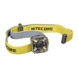 LED fejlámpa készlet 35lm +piros jelzőfény USB 1x tölthető akku teleppel IPX6 NU05 KIT NITECORE
