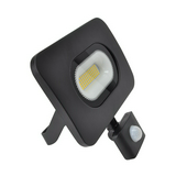 LED fényvető 10m/PIR-érzékelős SMD 30W 220-240V AC 2700lm 4000K fekete alumínium IP65 TRACON